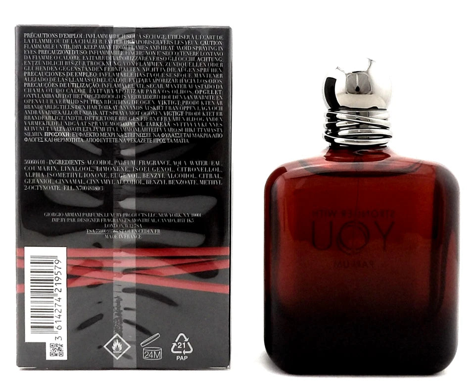 Emporio Armani Stronger With You Eau de Toilette 100ml – Men's Fragrance